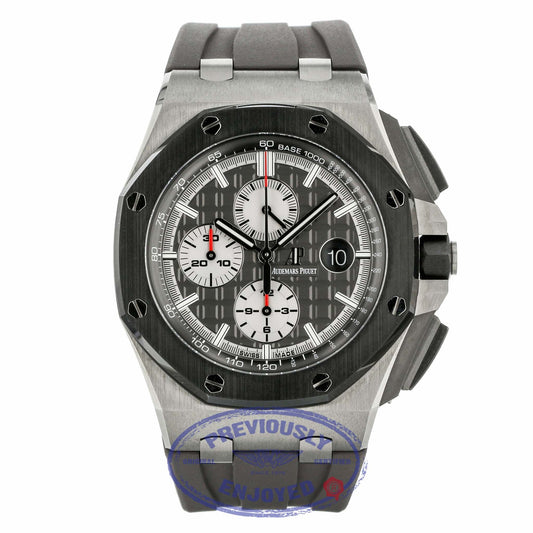 Audemars Piguet Royal Oak Offshore 44mm Titanium and Ceramic Slate Grey Dial 26400IO.OO.A004CA.01 2D53W2  - Beverly Hills Watch