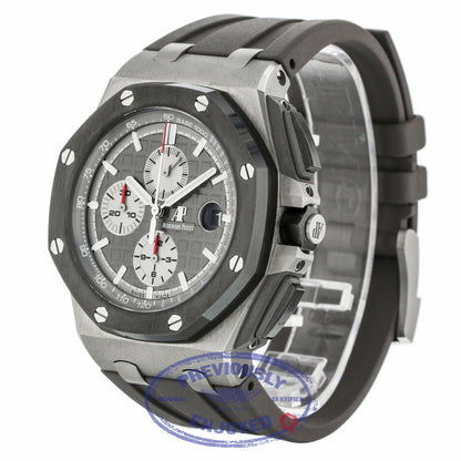 Audemars Piguet Royal Oak Offshore 44mm Titanium and Ceramic Slate Grey Dial 26400IO.OO.A004CA.01 2D53W2  - Beverly Hills Watch