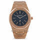 Audemars Piguet Royal Oak 39MM, Ultra Thin Rose Gold Blue Dial 15202OR.OO.1240OR.01 NDRAD3 - Beverly Hills Watch Store