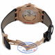 Audemars Piguet Royal Oak 41MM 18k Rose Gold Black Dial Black Leather Strap 15400OR.OO.122OR.02 Z214KJ - Beverly Hills Watch Store