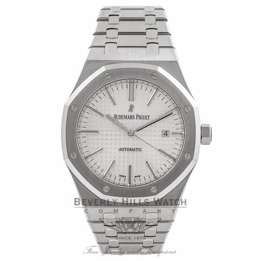 Audemars Piguet Royal Oak 41MM Stainless Steel Silver Dial 15400ST.OO.1220ST.02 PCTWU1 - Beverly Hills Watch Company Watch Store