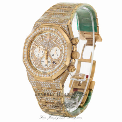 Audemars Piguet 41mm Royal Oak Rose Gold Diamonds 26322OR.ZZ.1222OR.01 L4805F - Beverly Hills Watch