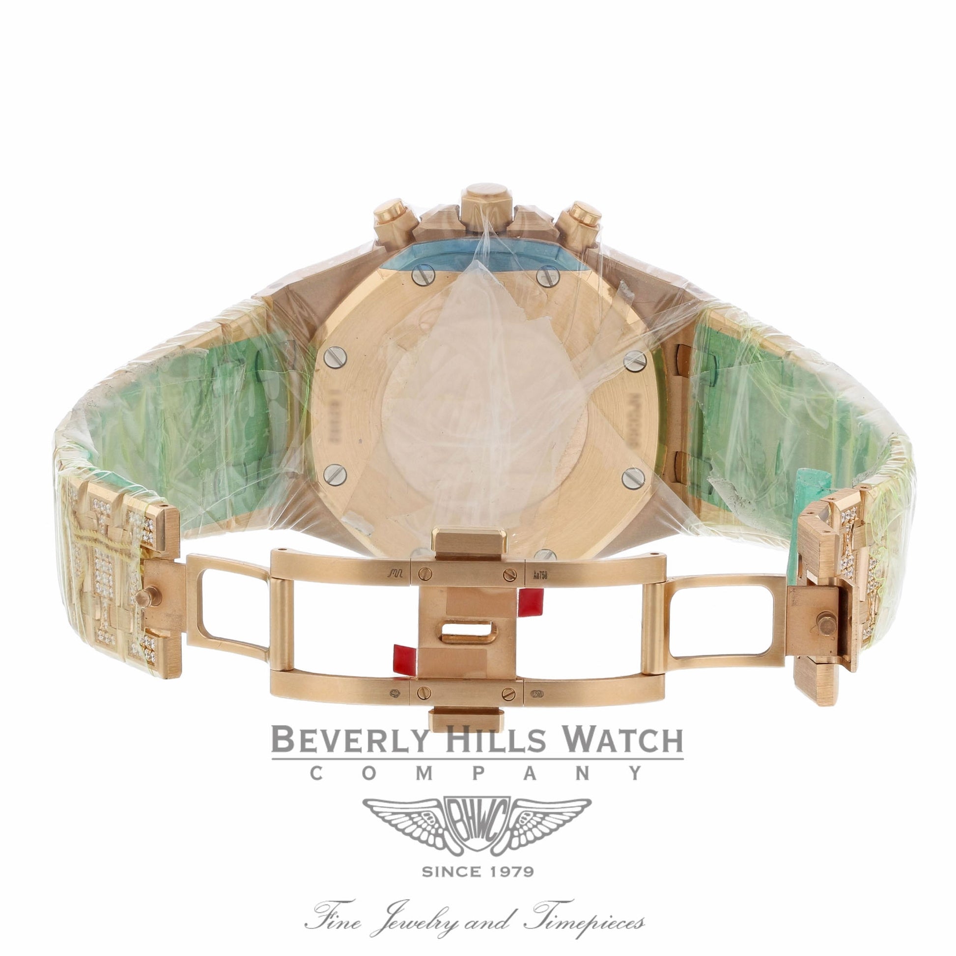 Audemars Piguet 41mm Royal Oak Rose Gold Diamonds 26322OR.ZZ.1222OR.01 L4805F - Beverly Hills Watch