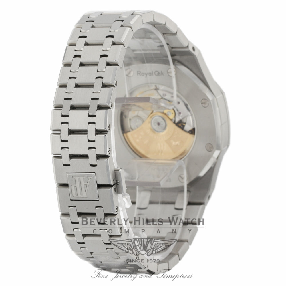 Audemars Piguet Royal Oak 41MM Stainless Steel Blue Dial on Bracelet 15400ST.OO.1220ST.03 HUHAF7 - Beverly Hills Watch Company