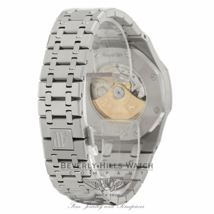 Audemars Piguet Royal Oak 41MM Stainless Steel Blue Dial on Bracelet 15400ST.OO.1220ST.03 HUHAF7 - Beverly Hills Watch Company