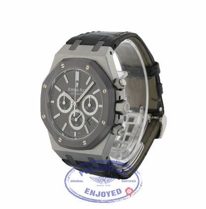 Audemars Piguet Royal Oak Leo Messi 41mm Stainless Steel Case Tantalum Bezel 26325TS.OO.D005CR.01 CUNKL3 - Beverly Hills Watch Company Watch Store