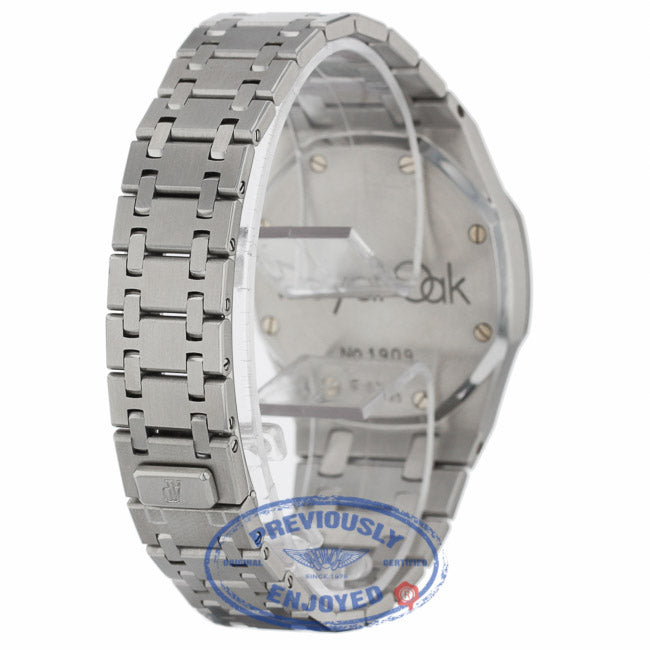 Audemars Piguet Royal Oak Auto 39mm Stainless Steel Blue Checkard Dial 14790ST.OO.0789ST.08 RZ7HJF - Beverly Hills Watch Company