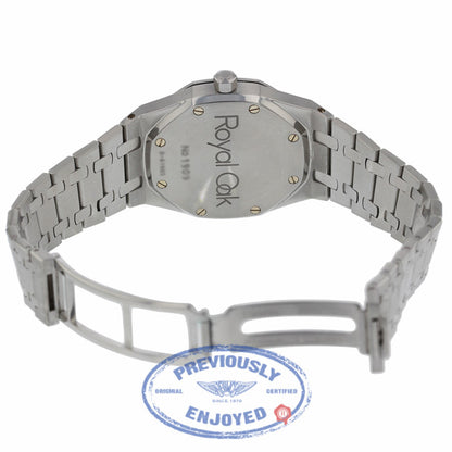 Audemars Piguet Royal Oak Auto 39mm Stainless Steel Blue Checkard Dial 14790ST.OO.0789ST.08 RZ7HJF - Beverly Hills Watch Company