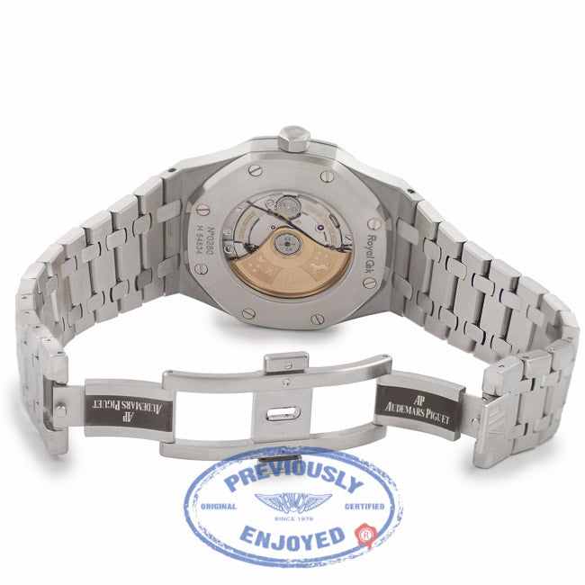 Audemars Piguet Royal Oak 41MM Stainless Steel Black Dial 15400ST.OO.1220ST.01 PZDUG2 - Beverly Hills Watch Company Watch Store