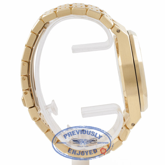 Audemars Piguet Royal Oak Chronograph 18K Yellow Gold Silver Dial 25960BA.00.1185BA.01 46HZKL - Beverly Hills Watch Store