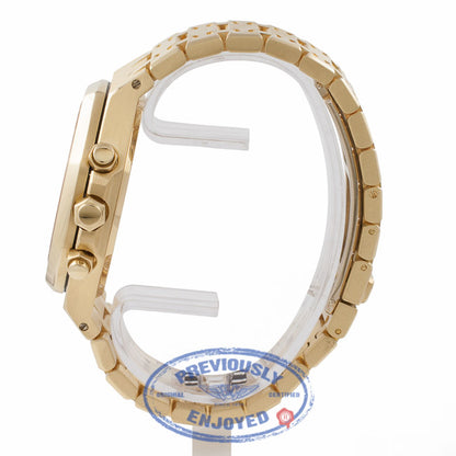 Audemars Piguet Royal Oak Chronograph 18K Yellow Gold Silver Dial 25960BA.00.1185BA.01 46HZKL - Beverly Hills Watch Store