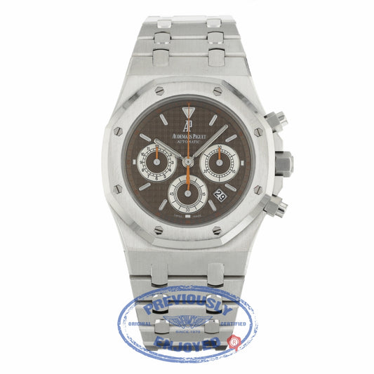 Audemars Piguet Royal Oak Chronograph Stainless Steel Brown Dial 26300ST.OO.1110ST.08 6VR4P8 - Beverly Hills Watch Company