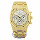 Audemars Piguet Royal Oak 39mm Chronograph Yellow Gold Silver Dial 25960BA.00.1185BA.01 XWC613 - Beverly Hills Watch
