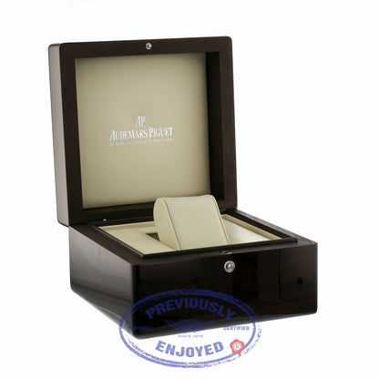 Audemars Piguet Royal Oak 39mm Chronograph Yellow Gold Silver Dial 25960BA.00.1185BA.01 XWC613 - Beverly Hills Watch