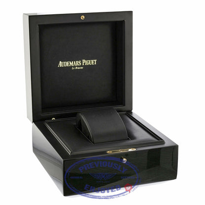 Audemars Piguet Royal Oak Chronograph 41MM 18k Rose Gold Black Dial Black Alligator Strap 26320OR.OO.D002CR.01 NVHWDE - Beverly Hills Watch Company