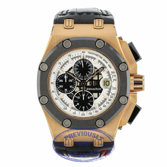 Audemars Piguet Rubens Barrichello II Rose Gold 26078RO.OO.D002CR.01 LFJC3Q - Beverly Hills Watch Company
