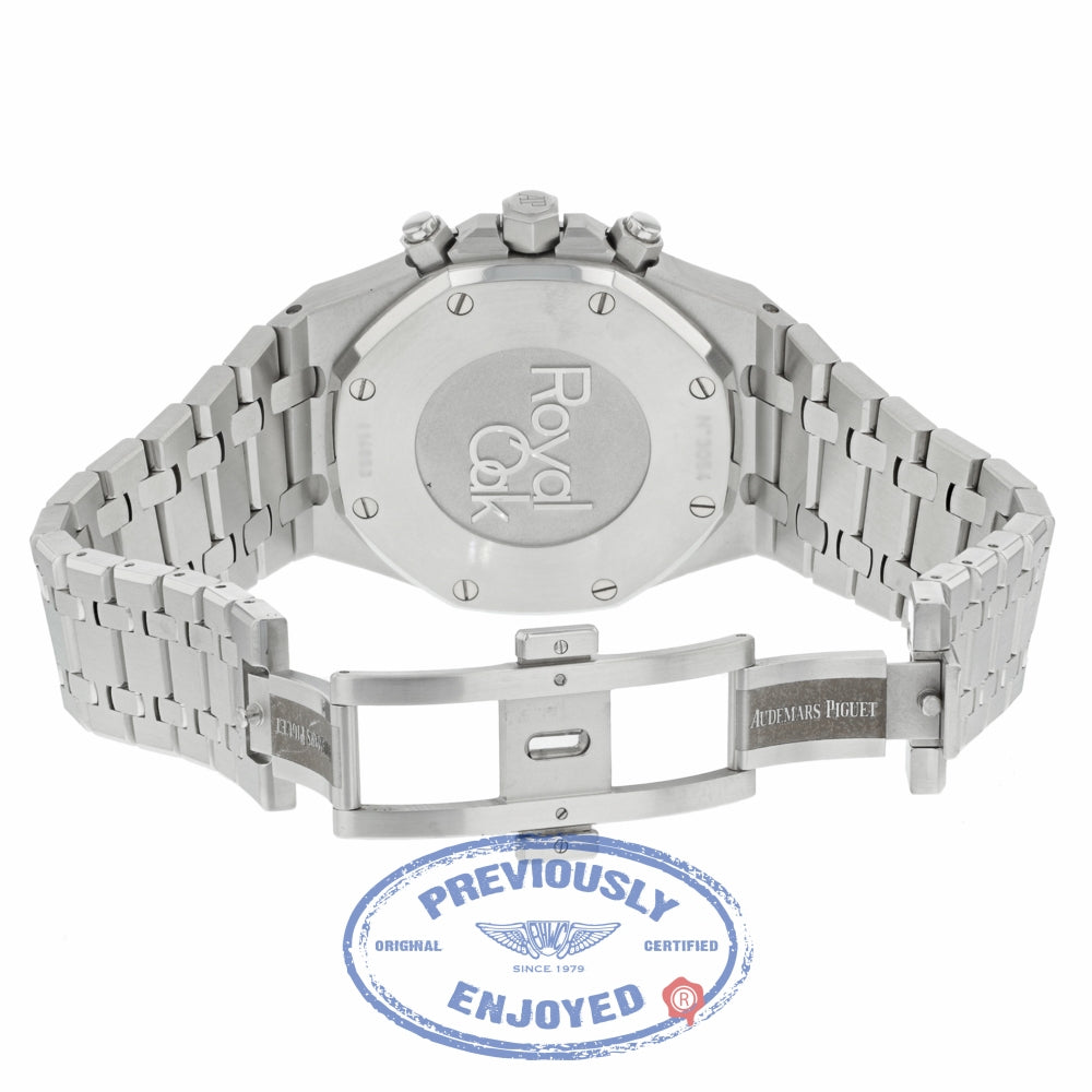 Audemars Piguet Royal Oak Chronograph 41MM Stainless Steel Blue Dial Boutique Edition 26320ST.OO.1220ST.03 V96QHH - Beverly Hills Watch Company