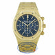 Audemars Piguet 41mm Royal Oak Blue Dial Automatic Chronograph 26320BA.OO.1220BA.02 A8YCU2 - Beverly Hills Watch