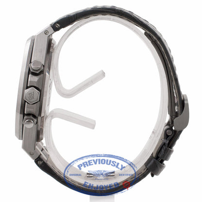 Audemars Piguet Royal Oak Chronograph Titanium 41MM QE II Cup 2015 Limited Edition 26327TI.OO.D0044CA.01 5J1Q5V - Beverly Hills Watch Company Watch Store