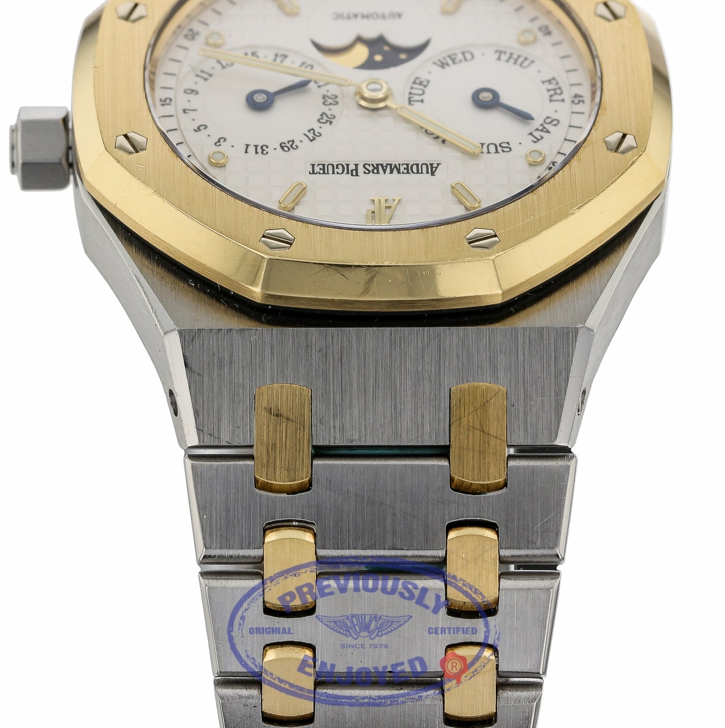 Audemars Piguet Royal Oak Day-Date 36MM 18k Yellow Gold Stainless Steel 25594SA.OO.0789SA.06 6R30UD - Beverly Hills Watch Company