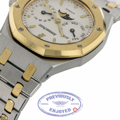 Audemars Piguet Royal Oak Day-Date 36MM 18k Yellow Gold Stainless Steel 25594SA.OO.0789SA.06 6R30UD - Beverly Hills Watch Company