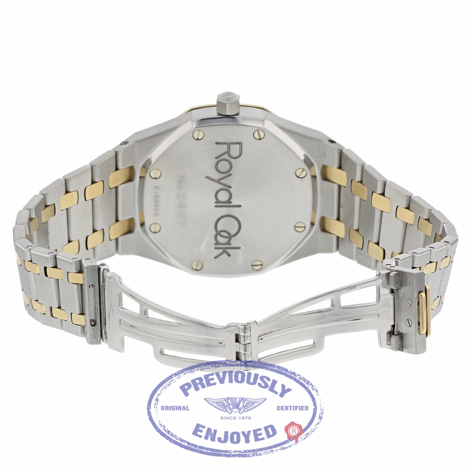 Audemars Piguet Royal Oak Day-Date 36MM 18k Yellow Gold Stainless Steel 25594SA.OO.0789SA.06 6R30UD - Beverly Hills Watch Company