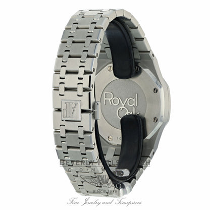 Audemars Piguet Royal Oak Dual Time Power Reserve 39MM Stainless Steel Silver Dial 26120ST.OO.1220ST.01 QJXVTC - Beverly Hills Watch Company Watch Store