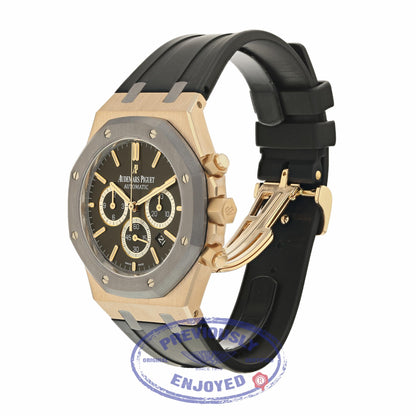 Audemars Piguet Royal Oak Leo Messi Limited Edition 41MM 18k Rose Gold Tantalum Bezel 26325OL.OO.D005CR.01 UZZ3A5 - Beverly Hills Watch Company Watch Store