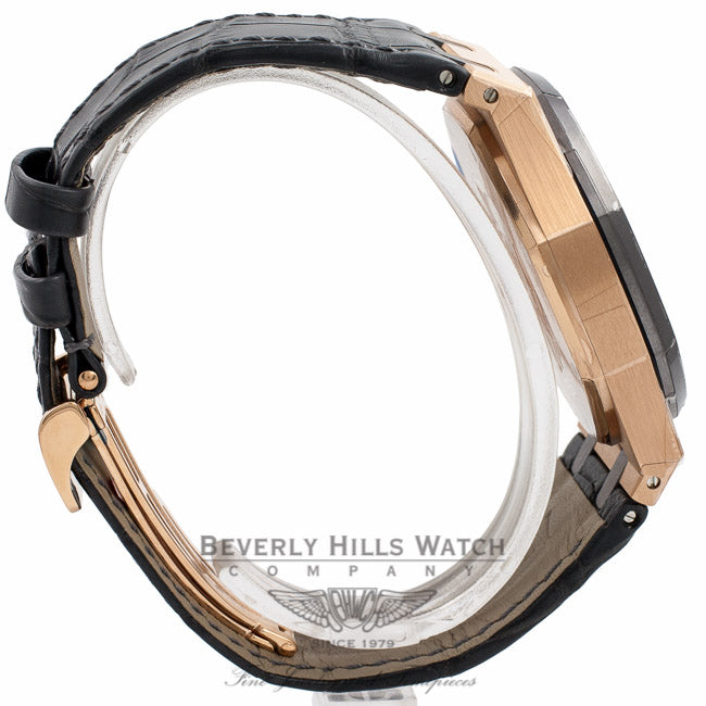 Audemars Piguet Royal Oak Leo Messi Limited Edition 41MM 18k Rose Gold Tantalum Bezel 26325OL.OO.D005CR.01 UZZ3A5 - Beverly Hills Watch Company Watch Store