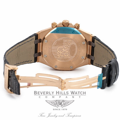 Audemars Piguet Royal Oak Leo Messi Limited Edition 41MM 18k Rose Gold Tantalum Bezel 26325OL.OO.D005CR.01 UZZ3A5 - Beverly Hills Watch Company Watch Store