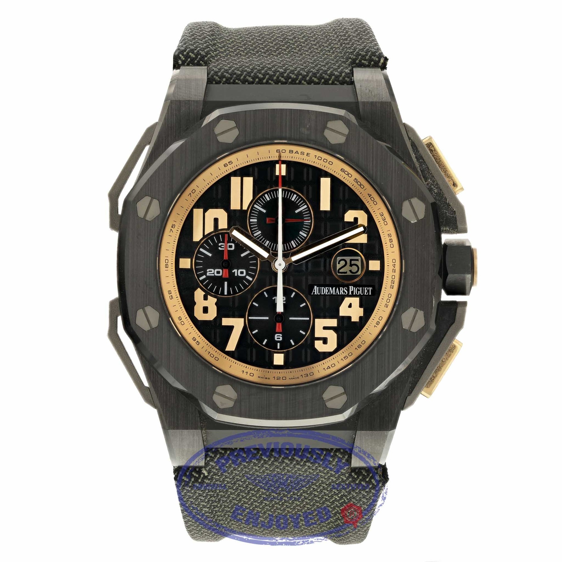 Audemars Piguet Limited Edition Arnold Schwarzenegger The Legacy Royal Oak Offshore 26378IO.OO.A001KE.01 LCCDJ6 - Beverly Hills Watch Company