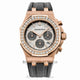 Audemars Piguet Royal Oak Offshore 37mm Rose Gold Diamond Bezel Silver Dial 26231OR.ZZ.D003CA.01 RJDR2D - Beverly Hills Watch Company