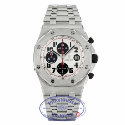 Audemars Piguet Offshore Chronograph 42mm Stainless Steel Case Panda Dial 26170ST.OO.1000ST.01 QH8V1Z - Beverly Hills Watch Company
