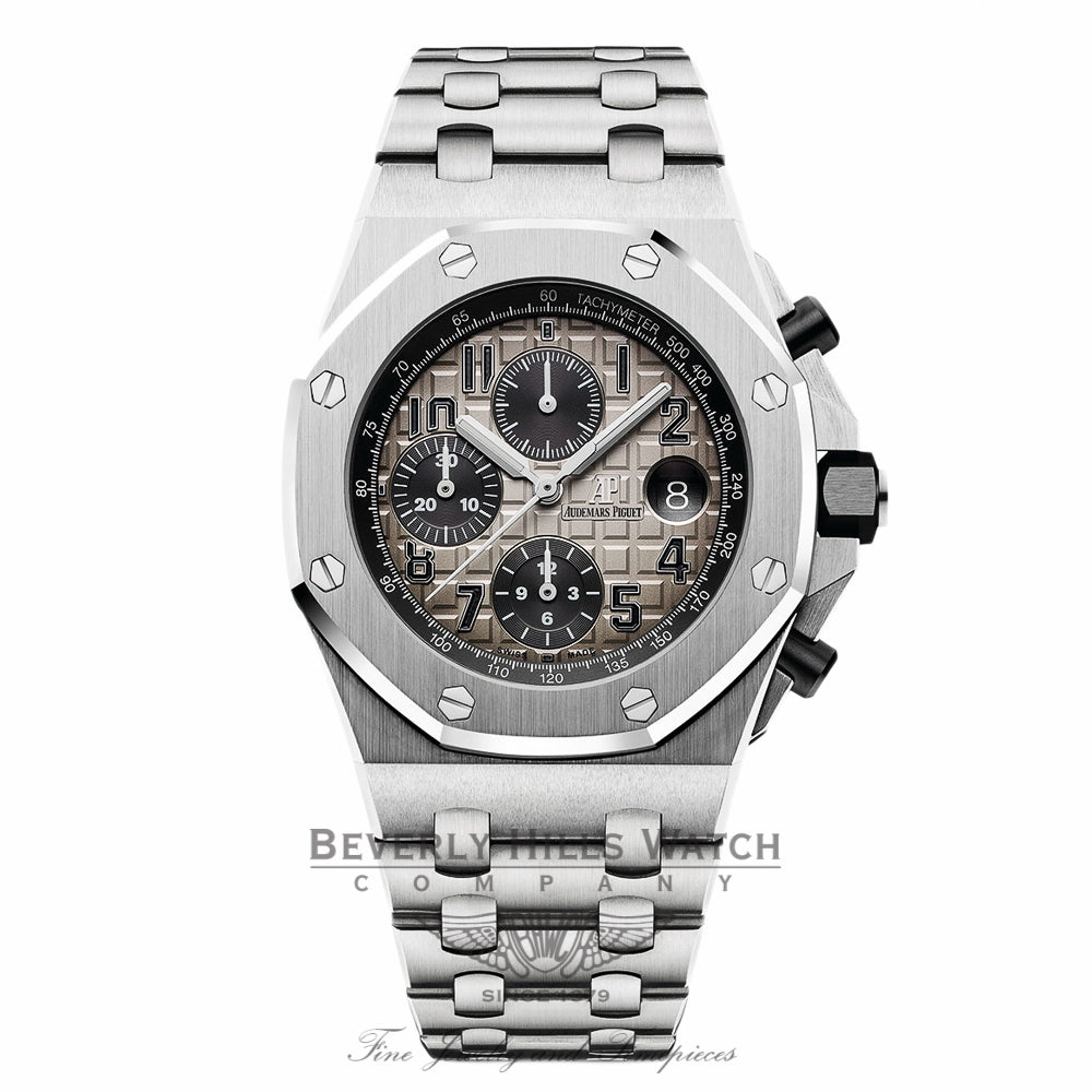 Audemars Piguet Royal Oak Offshore 42mm Platinum Bezel 26470PT.OO.1000PT.01 PQ7M5N - Beverly Hills Watch