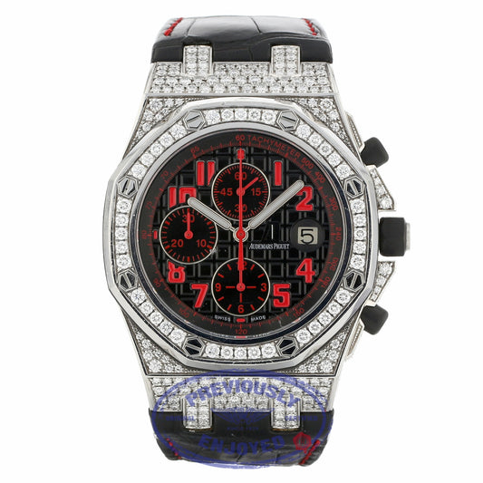 Audemars Piguet Royal Oak Offshore Las Vegas Strip Diamond White Gold 26191BC.ZZ.D002CR.01 W8V010 - Beverly Hills Watch