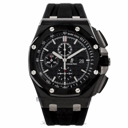 Audemars Piguet Royal Oak Offshore 44MM Black Ceramic Automatic 26402CE.OO.A002CA.01 CR2NRU - Beverly Hills Watch Company Watch Store