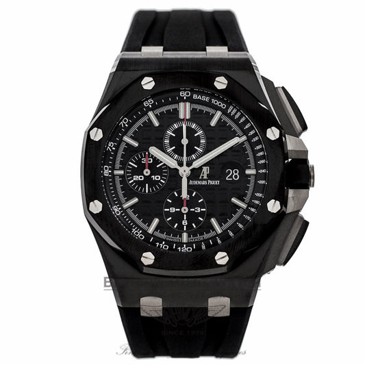 Audemars Piguet Royal Oak Offshore 44MM Black Ceramic Automatic 26402CE.OO.A002CA.01 CR2NRU - Beverly Hills Watch Company Watch Store