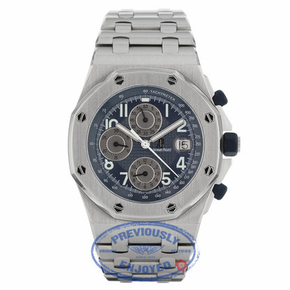 Audemars Piguet Royal Oak Offshore 44mm Stainless Steel Blue Dial 25721ST.OO.1000ST.05 4PDKXT - Beverly Hills Watch Company