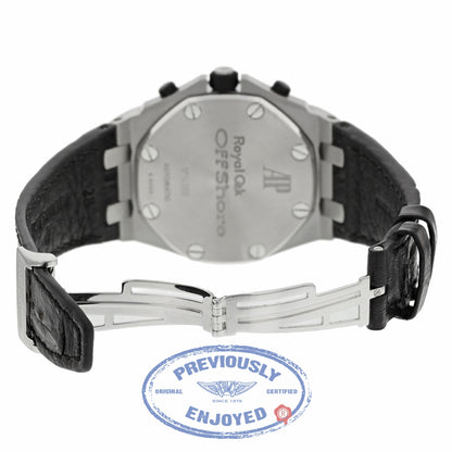 Audemars Piguet Royal Oak Offshore 44mm Stainless Steel Black Dial White Arabic numerals 26020ST.OO.D101CR.01 LM4WYP - Beverly Hills Watch Company