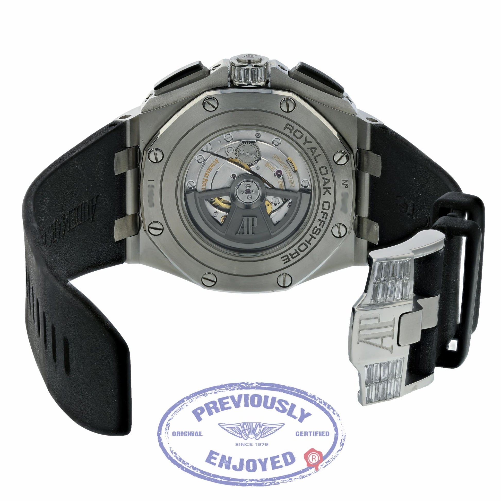 Audemars Piguet Royal Oak Offshore 44mm Stainless Steel Chronograph Customized Diamond 26400SO.OO.A002CA.01 X7VNNP - Beverly Hills Watch