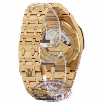 Audemars Piguet Royal Oak Offshore 18k Rose Gold Chronograph Automatic on Bracelet 26470OR.OO.1000OR.01 EHF4X3 - Beverly Hills Watch Company