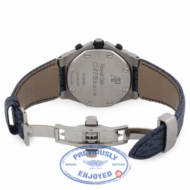 Audemars Piguet Royal Oak Offshore 42mm Blue Dial Stainless Steel on Strap 25770ST.OO.A001KE.01 WM2D39 - Beverly Hills Watch Company