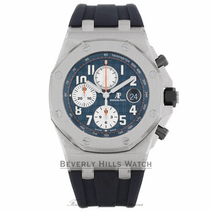 Audemars Piguet Royal Oak Offshore Chronograph 42MM Navy 26470ST.OO.A027CA.01 KT7JEZ - Beverly Hills Watch Company