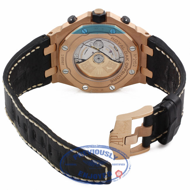 Audemars Piguet Royal Oak Offshore Chronograph 42MM Pink Gold 26470OR.OO.A002CR.01 2E69JY - Beverly Hills Watch Company