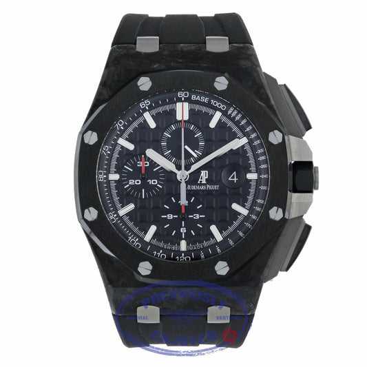 Audemars Piguet Royal Oak Offshore 44mm Forged Carbon Chronograph 26400AU.OO.A002CA.01 1J2VUX - Beverly Hills Watch Company