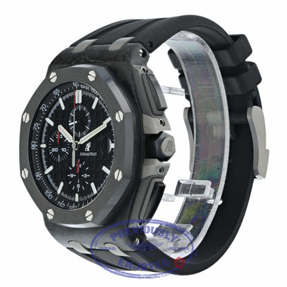 Audemars Piguet Royal Oak Offshore 44mm Forged Carbon Chronograph 26400AU.OO.A002CA.01 1J2VUX - Beverly Hills Watch Company