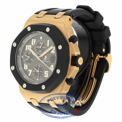 Audemars Piguet Royal Oak Offshore Rubber Clad 42mm 18k Rose Gold 25940OK.OO.D002CA.02 H7E47P - Beverly Hills Watch Company