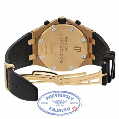 Audemars Piguet Royal Oak Offshore Rubber Clad 42mm 18k Rose Gold 25940OK.OO.D002CA.02 H7E47P - Beverly Hills Watch Company