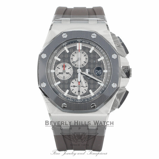 Audemars Piguet Royal Oak Offshore 44mm Titanium and Ceramic Slate Grey Dial 26400IO.OO.A004CA.01 JDXHDL - Beverly Hills Watch