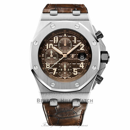 Audemars Piguet Royal Oak Offshore Brown Dial Chronograph 26470ST.OO.A820CR.01 ZNVNT1 - Beverly Hills Watch